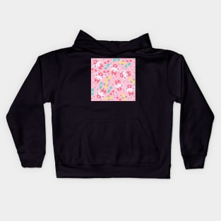 Nurse Bears and Bandages on Pink Kids Hoodie